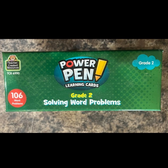 $5 POWER PEN 2nd GRADE SOLVING WORD PROBLEMS. NEVER USED $5 WHEN BUNDLED WITH 3 - Picture 4 of 9